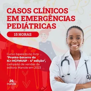 Capa do curso Casos Clínicos em Emergências Pediátricas